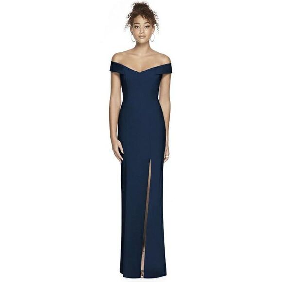 Dessy Collection Dresses & Skirts - Dessy Collection Off the Shoulder Trumpet Skirt Gown